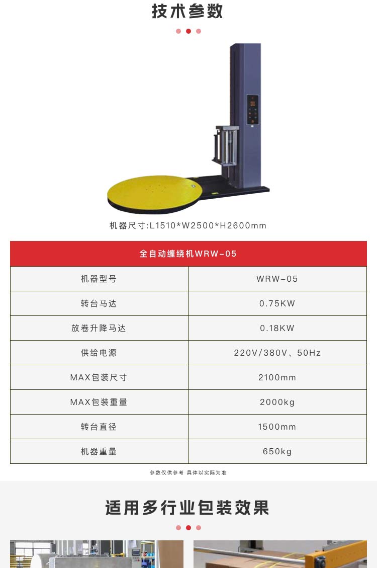 缠绕机价格